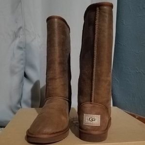 UGG Classic Tall Chocolate Croc Boots